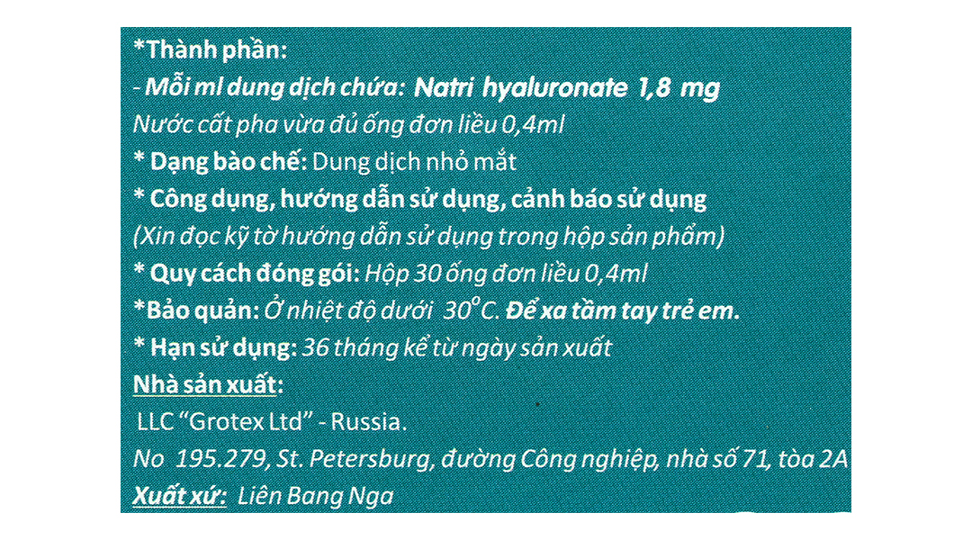 Dung dịch nhỏ mắt, mũi Gilan - Comfort giảm khô mắt