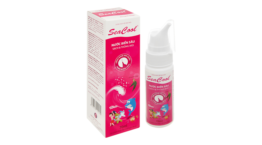 Xịt mũi Seacool Khuynh Diệp giảm ngạt mũi, sổ mũi cho bé