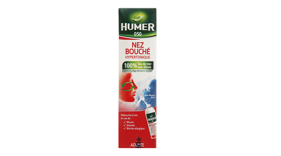 Xịt mũi Humer 050 Blocked Nose giảm nghẹt mũi