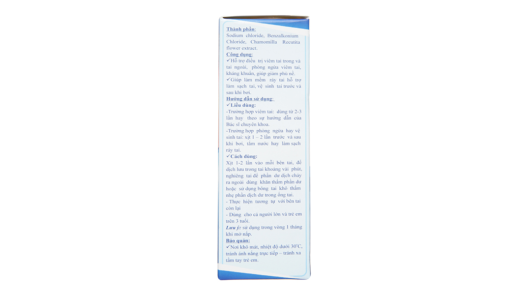 Dung dịch xịt tai ABC Earicilin 30ml