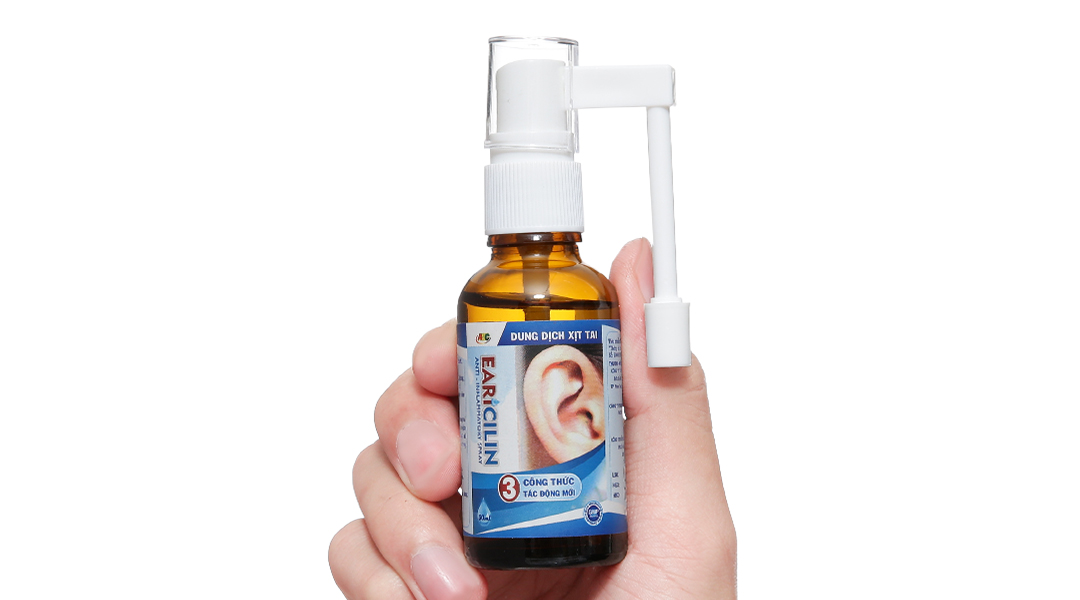 Dung dịch xịt tai ABC Earicilin 30ml