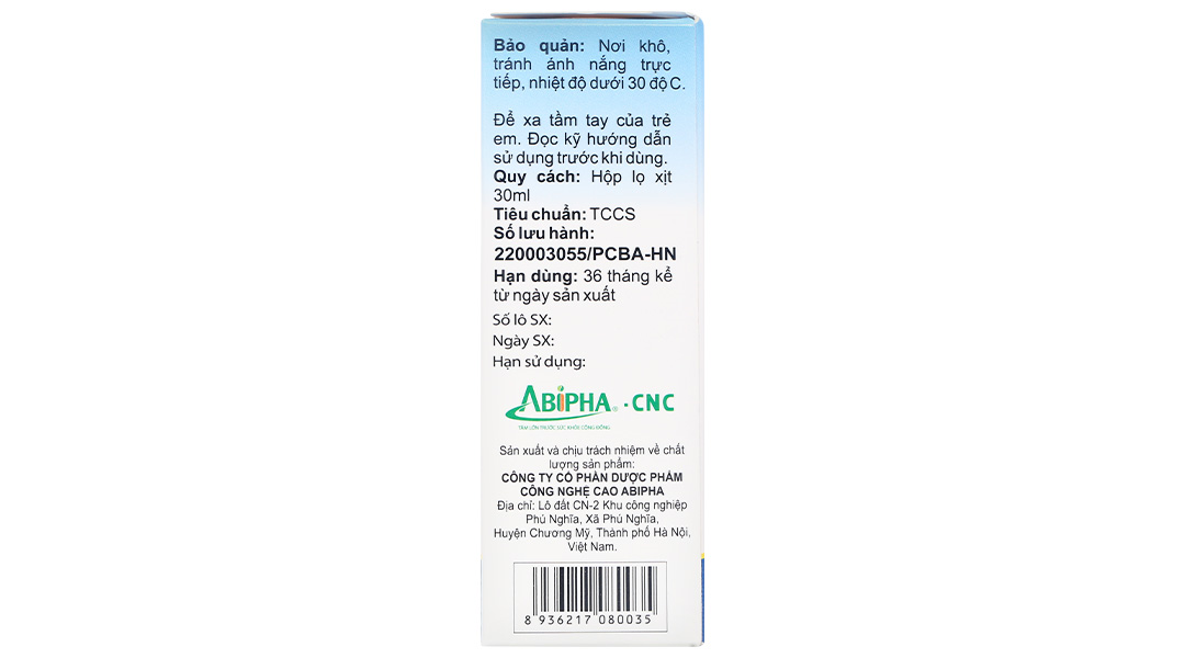 Xịt tai Nipass hỗ trợ giảm viêm tai, kháng khuẩn