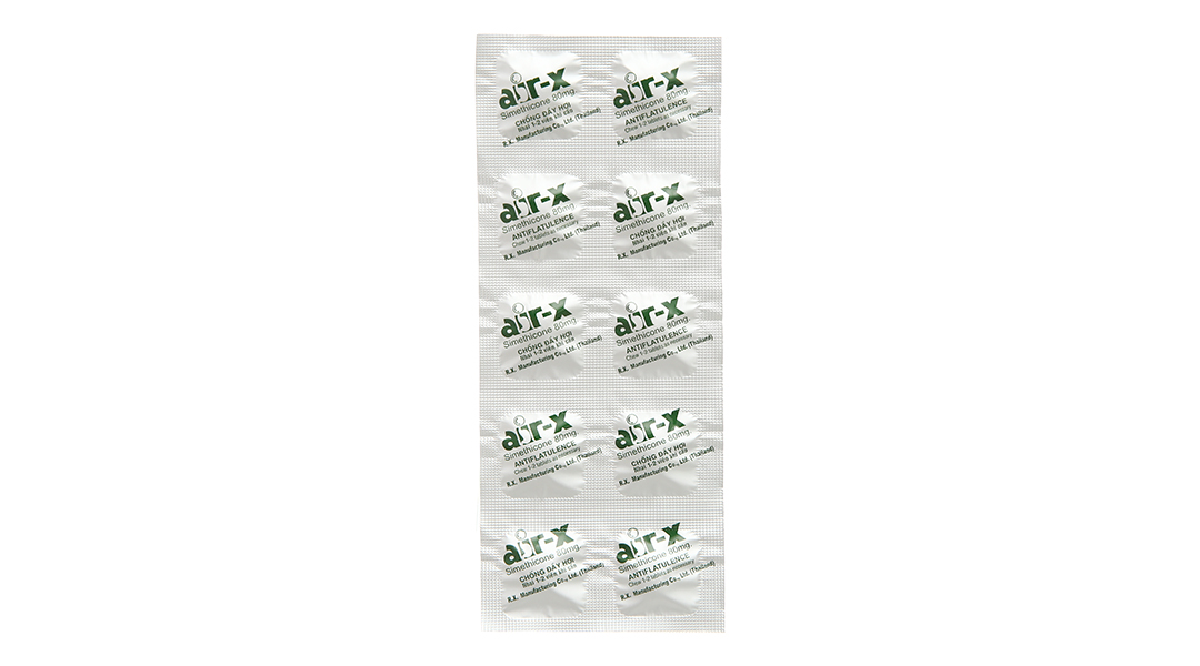 Air-X 80mg trị đầy hơi, khó tiêu