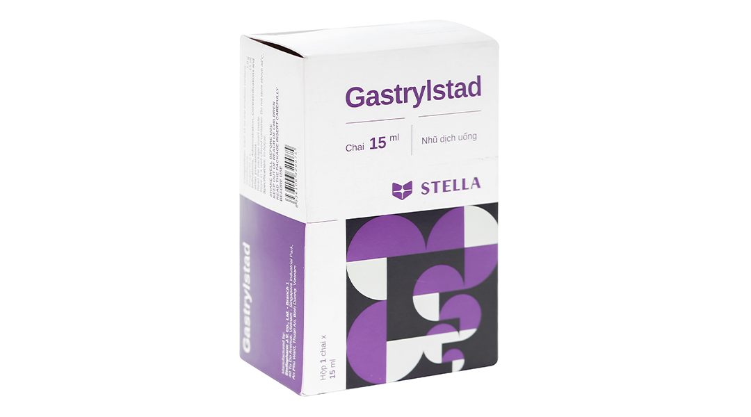 Nhũ dịch uống Gastrylstad 1g trị đầy hơi, khó tiêu