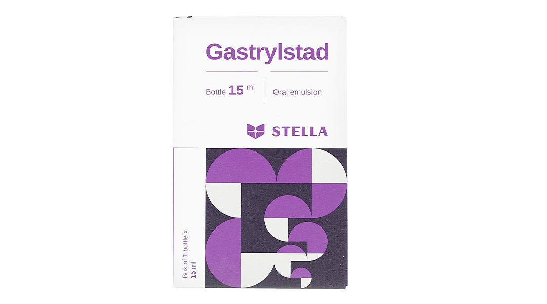 Nhũ dịch uống Gastrylstad 1g trị đầy hơi, khó tiêu