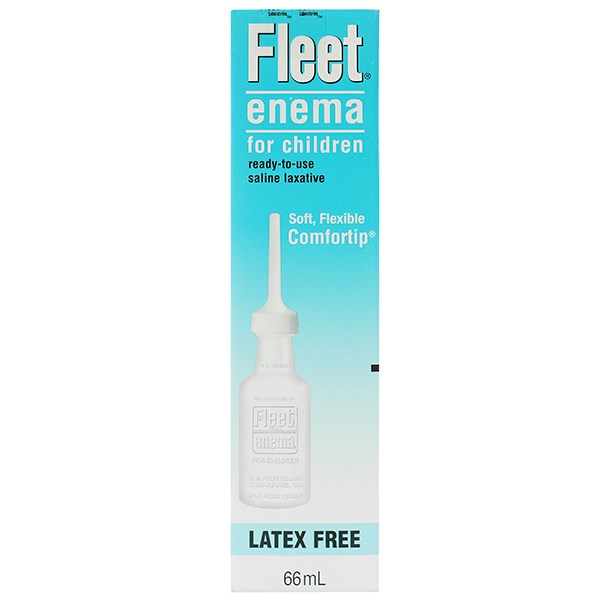 Dung dịch thụt trực tràng Fleet enema for children trị táo bón