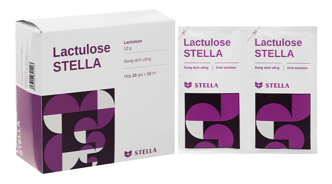 Dung dịch uống Lactulose Stella 10g trị táo bón