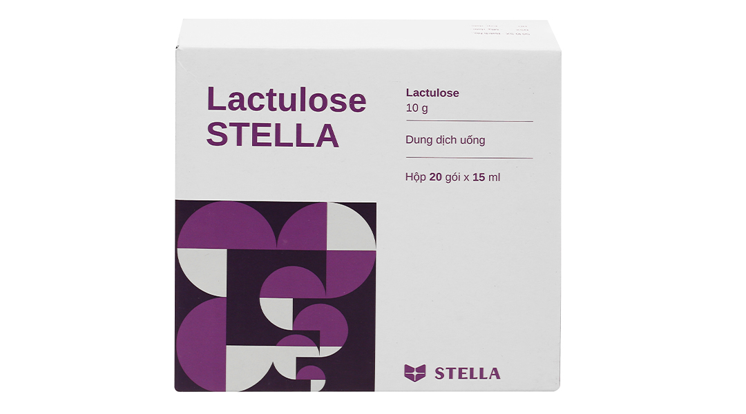 Dung dịch uống Lactulose Stella 10g trị táo bón