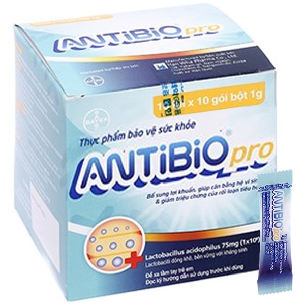 Men vi sinh Antibio Pro bổ sung lợi khuẩn