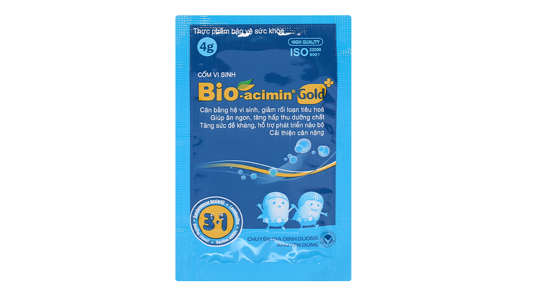 Cốm Bio-acimin Gold bổ sung lợi khuẩn, vitamin