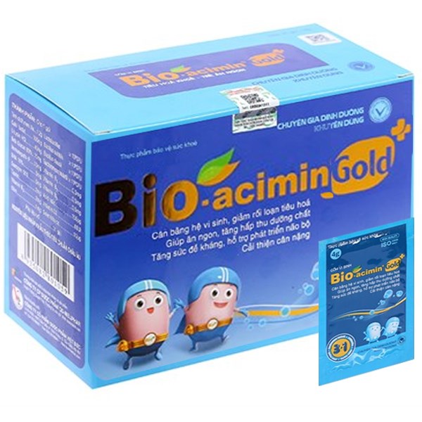 Cốm Bio-acimin Gold bổ sung lợi khuẩn, vitamin