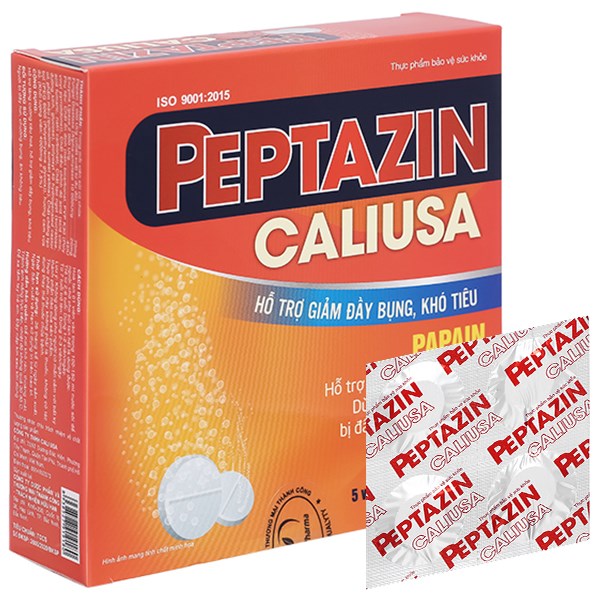 Viên sủi Peptazin CaliUSA hỗ trợ giảm đầy bụng, khó tiêu