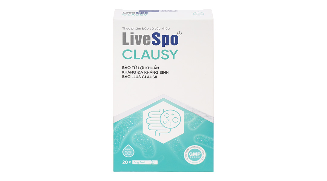 Men vi sinh LiveSpo Clausy giúp cân bằng hệ vi sinh đường ruột