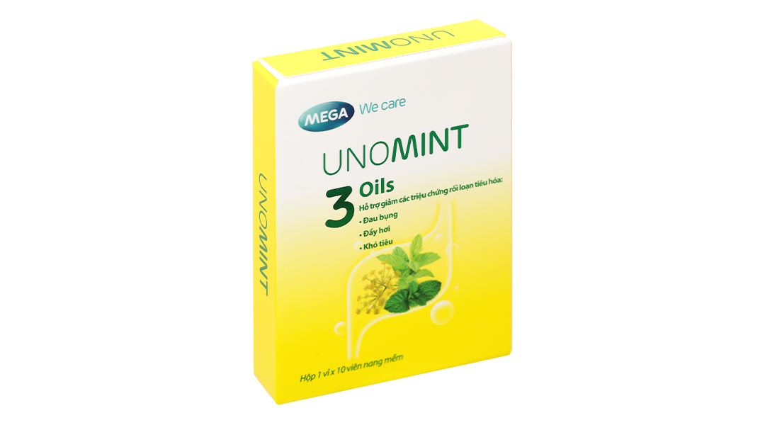 Unomint hỗ trợ giảm các triệu chứng rối loạn tiêu hóa
