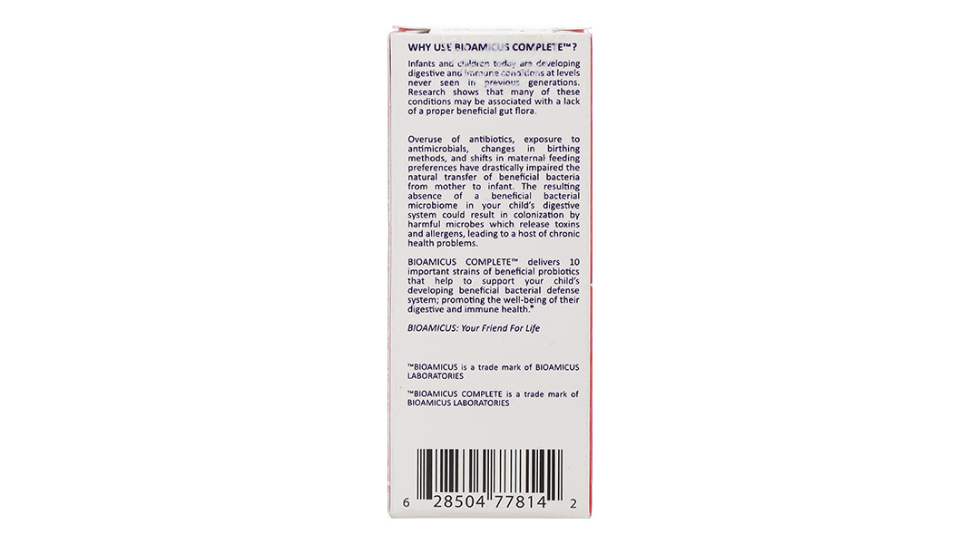 Men vi sinh BioAmicus Complete giúp bổ sung lợi khuẩn, tăng đề kháng