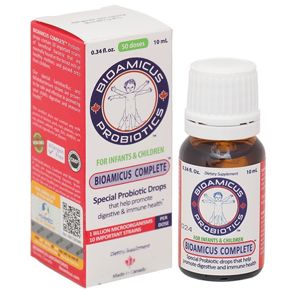 Thực phẩm bảo vệ sức khỏe Bioamicus Complete hộp 10ml