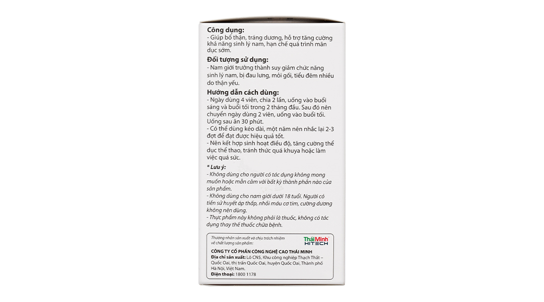 Thực phẩm bảo vệ sức khoẻ: KingsUp - 10
