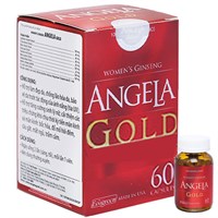 Tăng cường sắc đẹp, sinh lý nữ Sâm Angela Gold hộp 60 viên