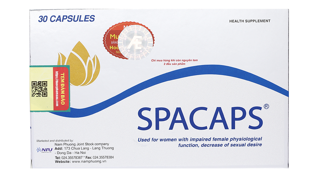 Spacaps hỗ trợ cải thiện chức năng sinh lý nữ