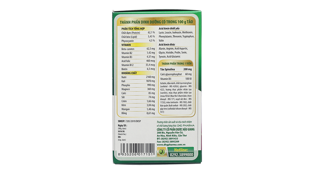 Spivital Nutri hỗ trợ tăng cường sức khỏe