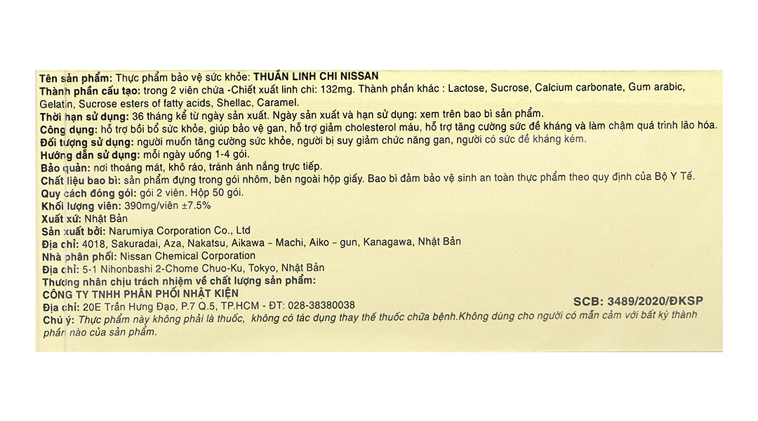 Thuần Linh Chi Nissan tăng miễn dịch, giảm mỡ máu