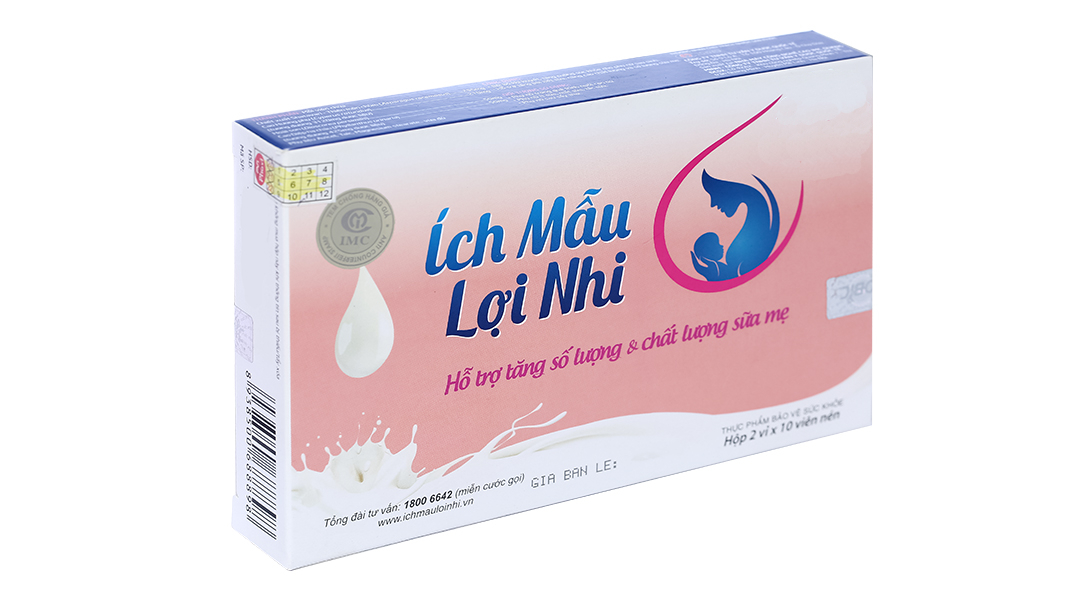 Ích Mẫu Lợi Nhi Hỗ Trợ Tăng Cường Sức Khỏe Cho Phụ Nữ Sau Khi Sinh Hộp 20  Viên -05/2023 | Nhathuocankhang.Com