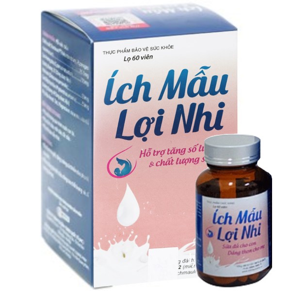 Ích Mẫu Lợi Nhi hộp 60 viên