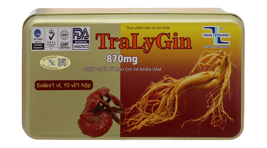 TralyGin giúp bồi bổ cơ thể, tăng cường sinh lực