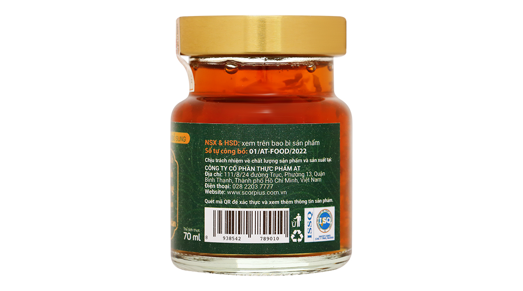 Nước chiết xuất trùng thảo Fucoidan Scorpius tăng đề kháng