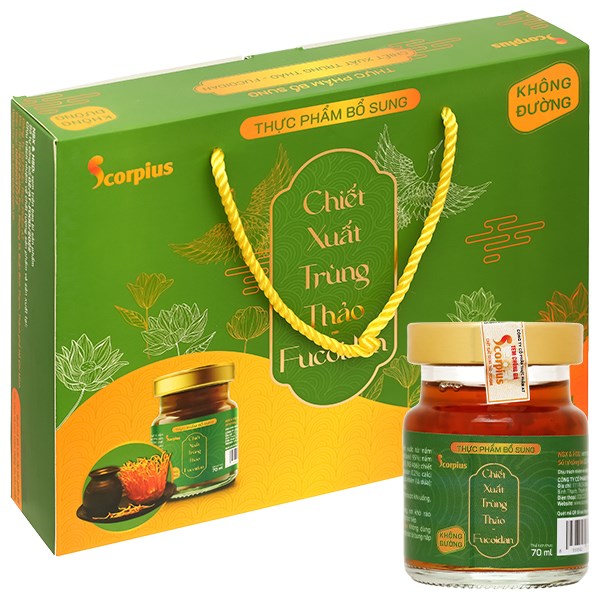 Chiết xuất trùng thảo - Fucoidan scorpius không đường