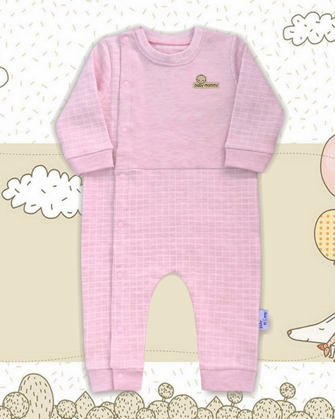 Bộ tay dài liền thân BabyMommy - Màu ngẫu nhiên 3