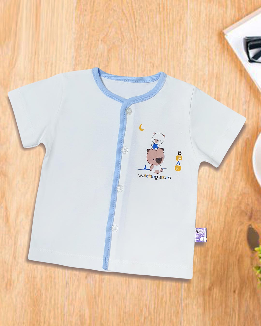 Áo tay ngắn cổ tim BabyMommy TN - Màu ngẫu nhiên cao cấp - AVAKids.com