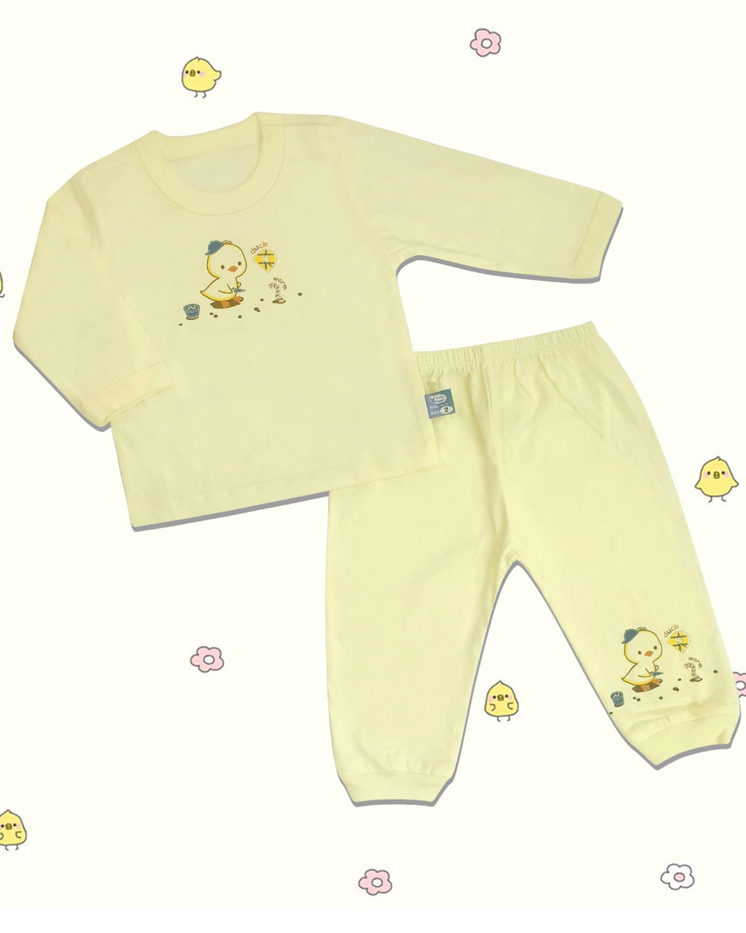 Bộ tay dài nút vai BabyMommy - Màu ngẫu nhiên 2