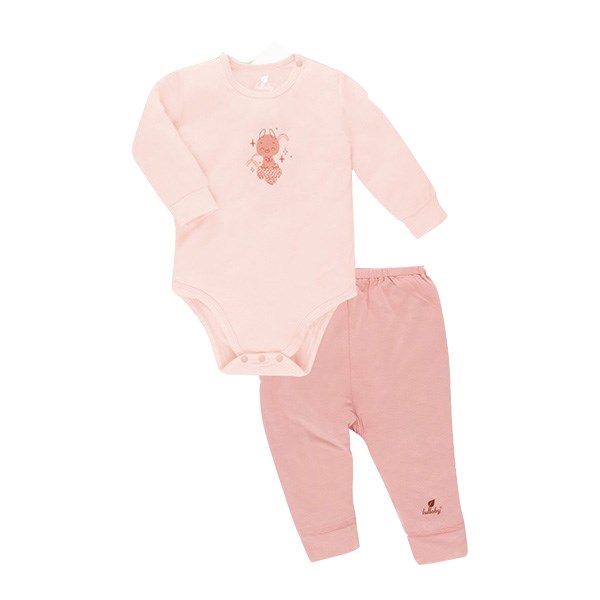 Set bodysuit Lullaby NH687P màu be đậm 9
