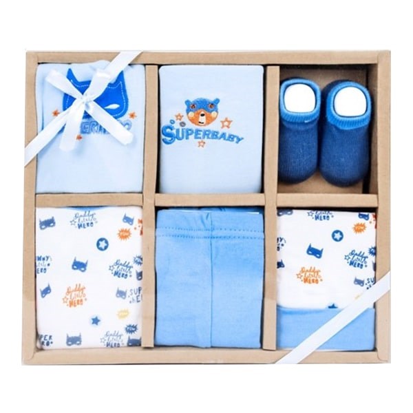 Set 6 món sơ sinh Rabity 30.056 màu hồng 3