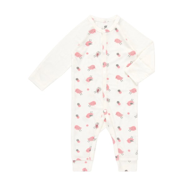 Bodysuit Bé Gái Lullaby Nh114V Màu Trắng - Hồng