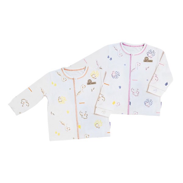 Áo Dài Set 2 cài giữa họa tiết