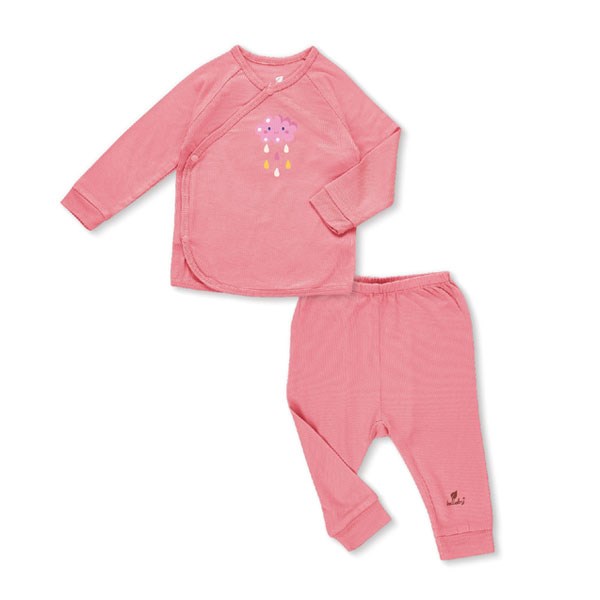 Bộ cài chéo bo tay NH126V - Hồng - AVAKids.com