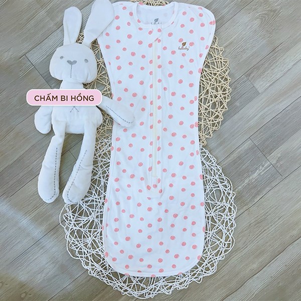 Nhộng chũn có khóa Lullaby NH225V 1 - 3 tháng màu be mềm, an toàn, giá tốt - AVAKids.com