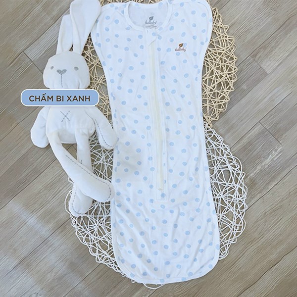 Nhộng chũn có khóa Lullaby NH225V 1 - 3 tháng màu be 9