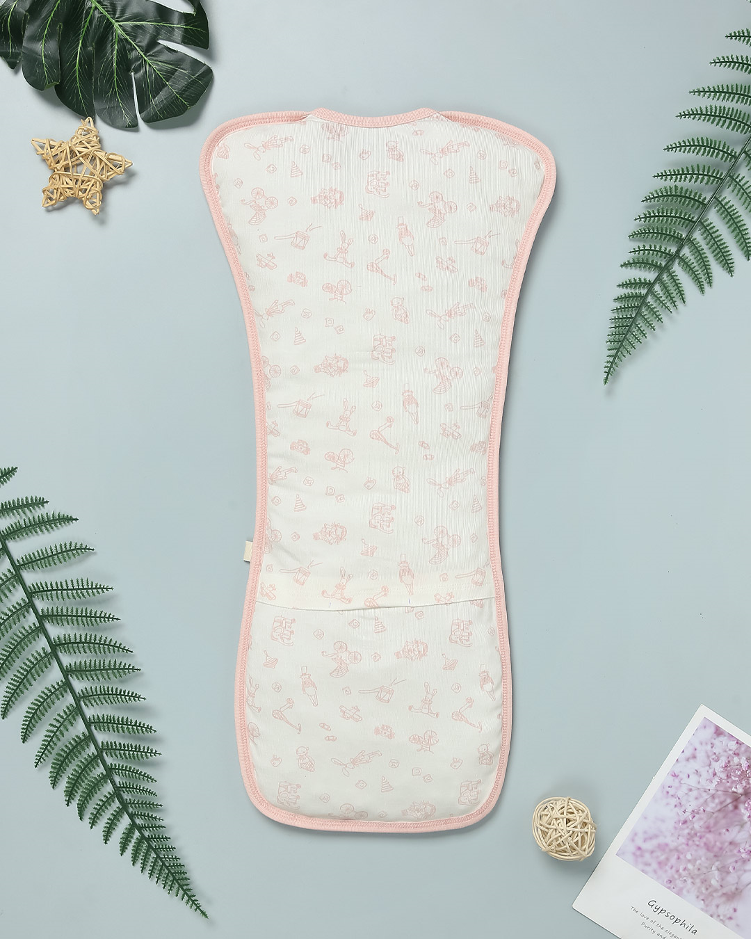 Nhộng chũn có khóa Lullaby NH849R 1 - 3 tháng màu trắng 10