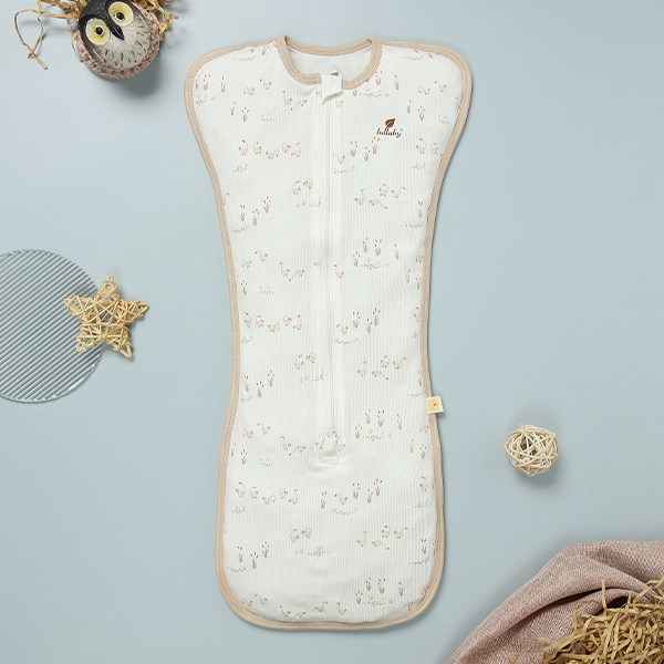 Nhộng chũn có khóa Lullaby NH849R 1 - 3 tháng màu trắng 17