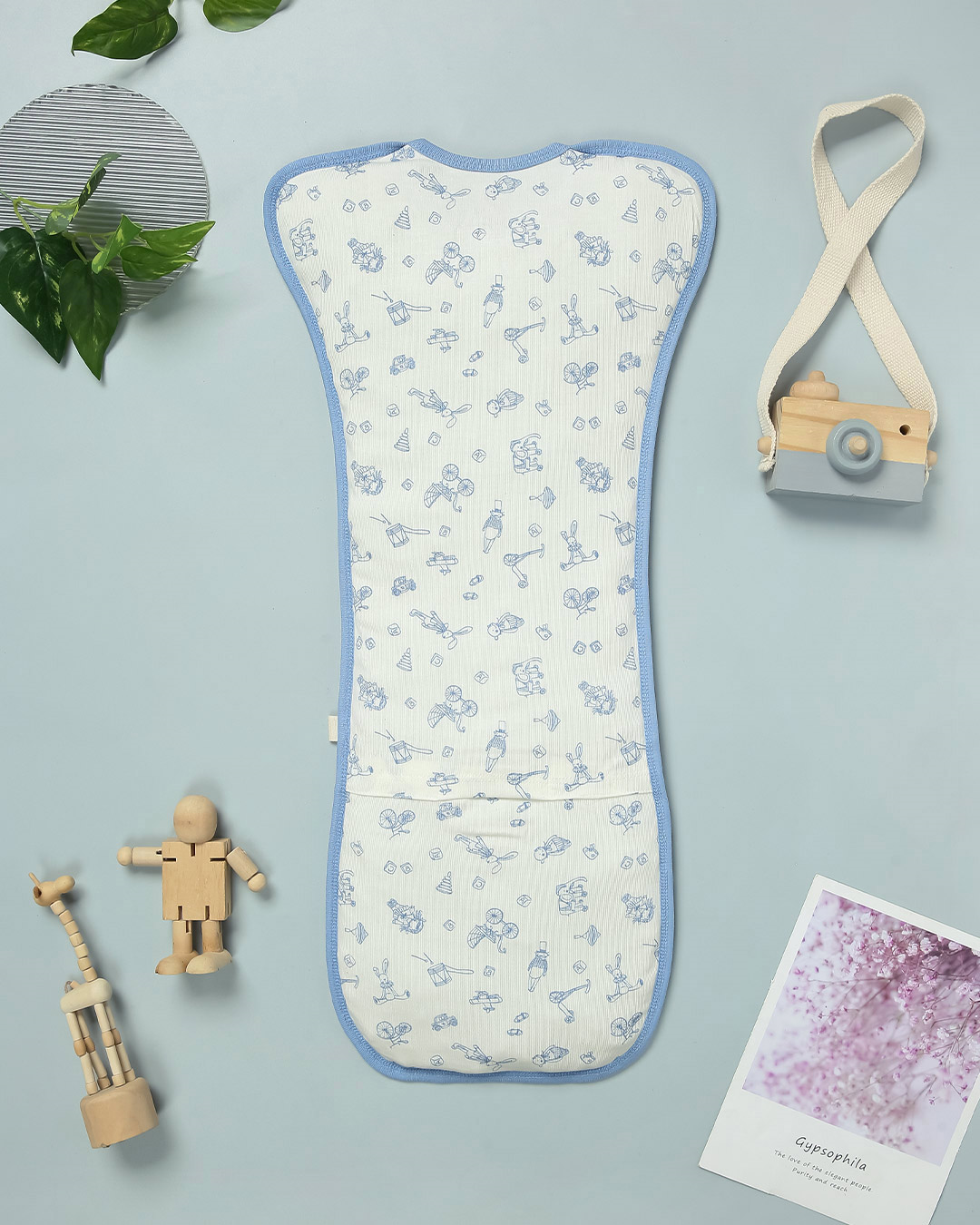 Nhộng chũn có khóa Lullaby NH849R 1 - 3 tháng màu trắng 26