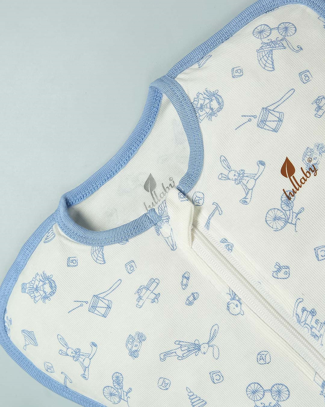 Nhộng chũn có khóa Lullaby NH849R 1 - 3 tháng màu trắng 27