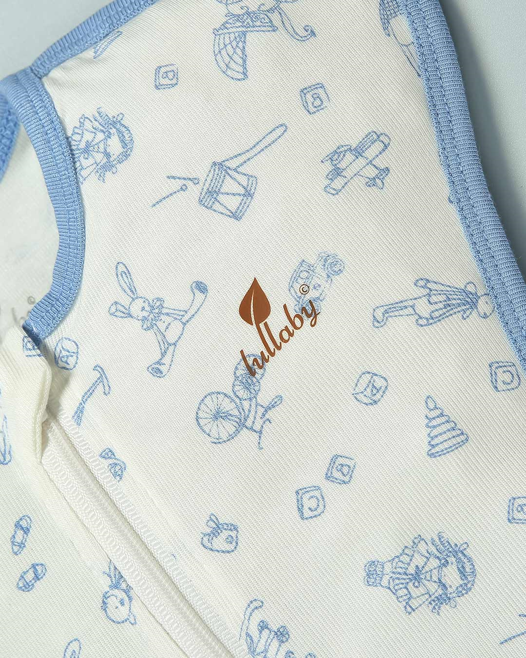 Nhộng chũn có khóa Lullaby NH849R 1 - 3 tháng màu trắng 29