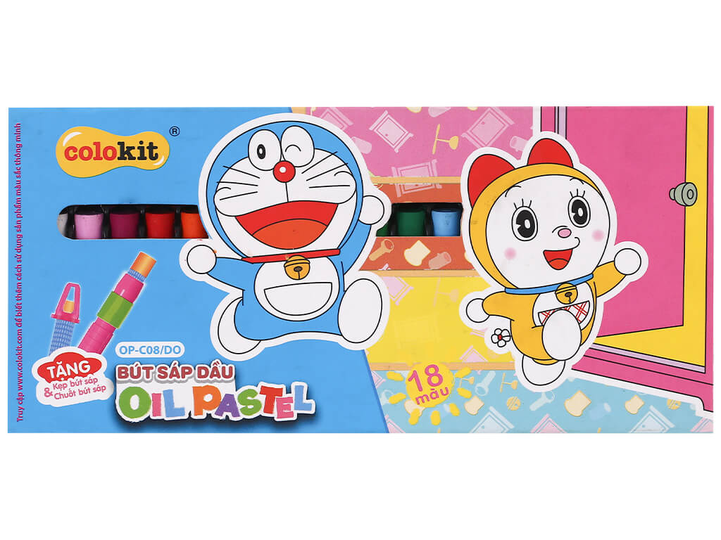 Bút sáp dầu Colokit OP-C08 18 màu giá tốt tại Bách hoá XANH Bút Sáp Dầu Colokit Op-C08 18 Màu Giá Tốt Tại Bách Hoá Xanh