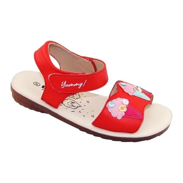 Giày sandal bé gái Bita's SOB.268 size 29 - Màu đỏ chính hãng - AVAKids.com