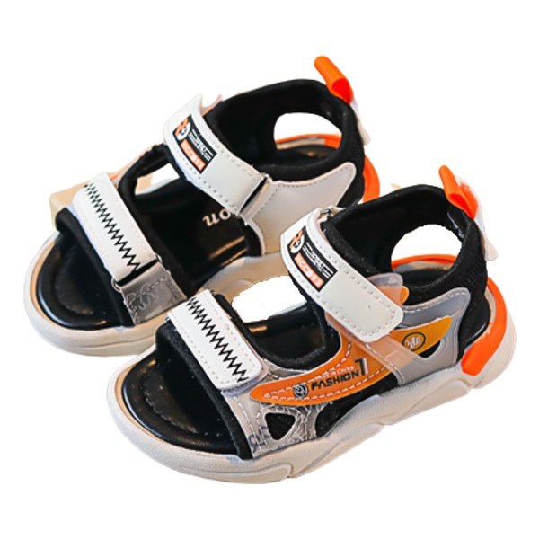 Giày sandal cho bé Avakids AC9 màu trắng - đen - AVAKids.com
