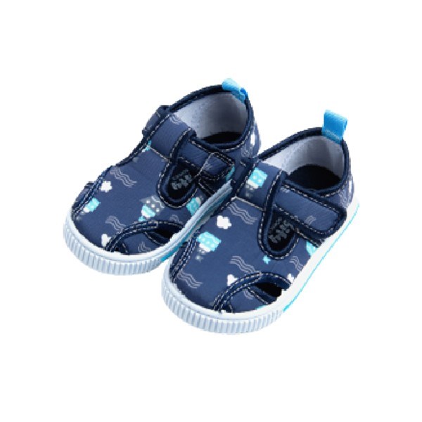 Giày tập đi thuyền xanh bé trai Rabity 22.010 - AVAKids.com