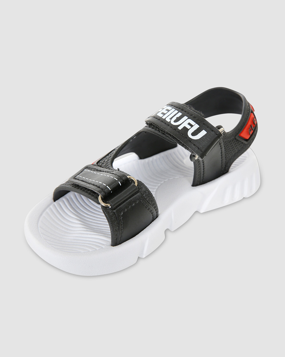 Giày sandal Á Châu Avakids AC7 màu xám - đen
